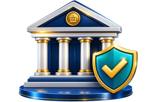 Banking and regulatory support icon